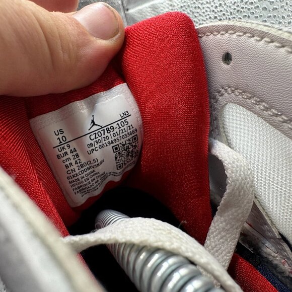 Size 10‎ Air Jordan 7 Retro BCFC Paris Saint-Germain White Mens Shoes CZ0789-105 main image 9